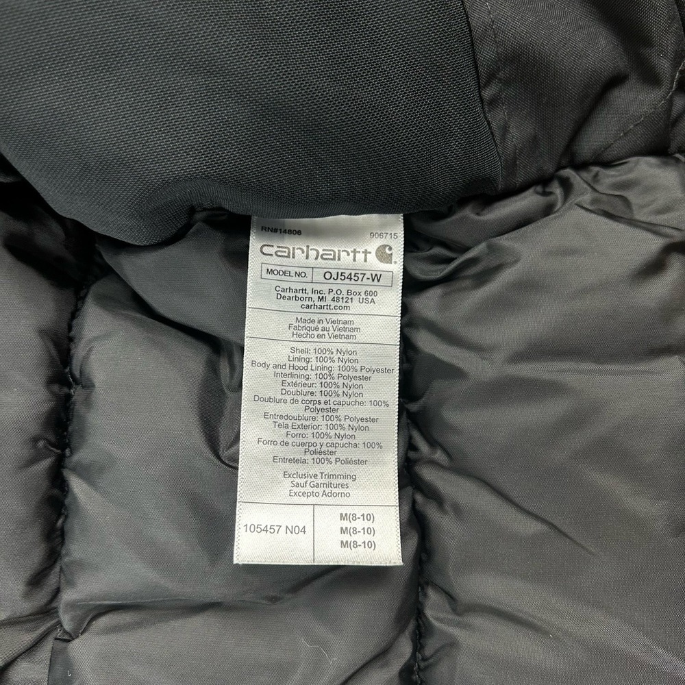 Carhartt Women's Medium 8-10 Rain Defender Winter Coat Model 0J5457-W - Picture 4 of 10